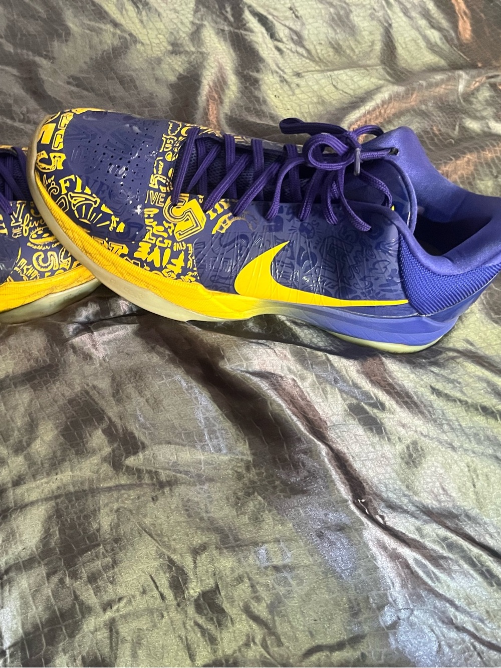 Nike Purple and Yellow kobes